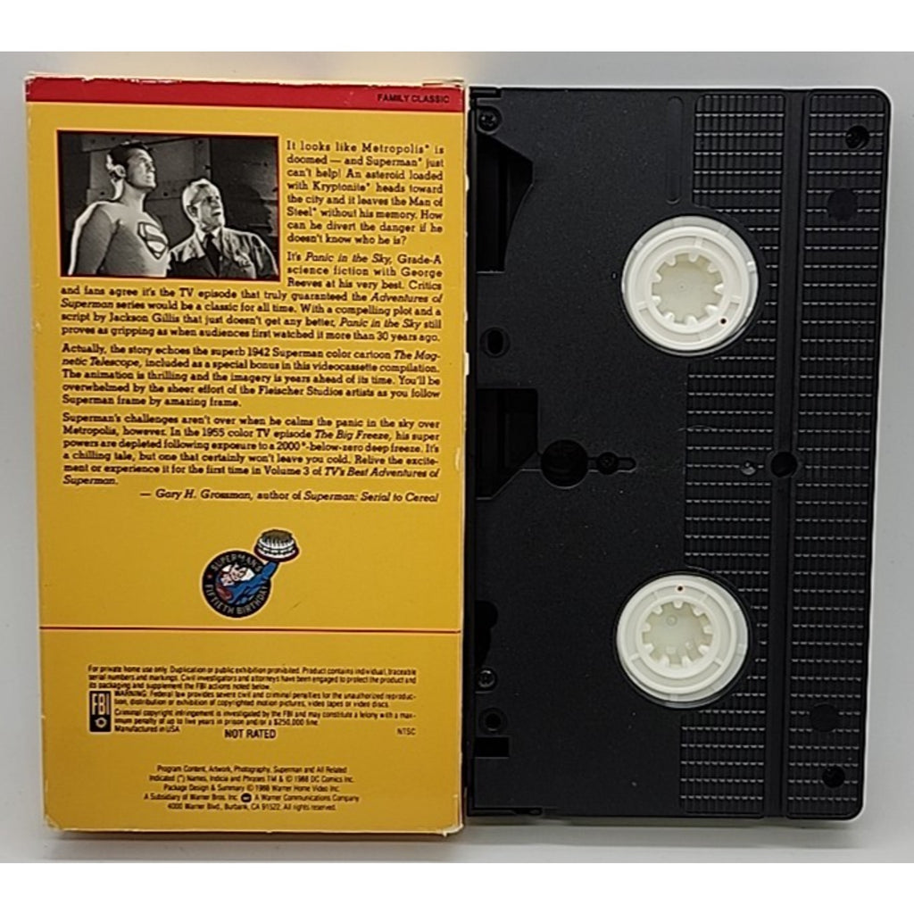 T.V.'s Best Adventures of Superman - V. 3 (VHS, 1996)