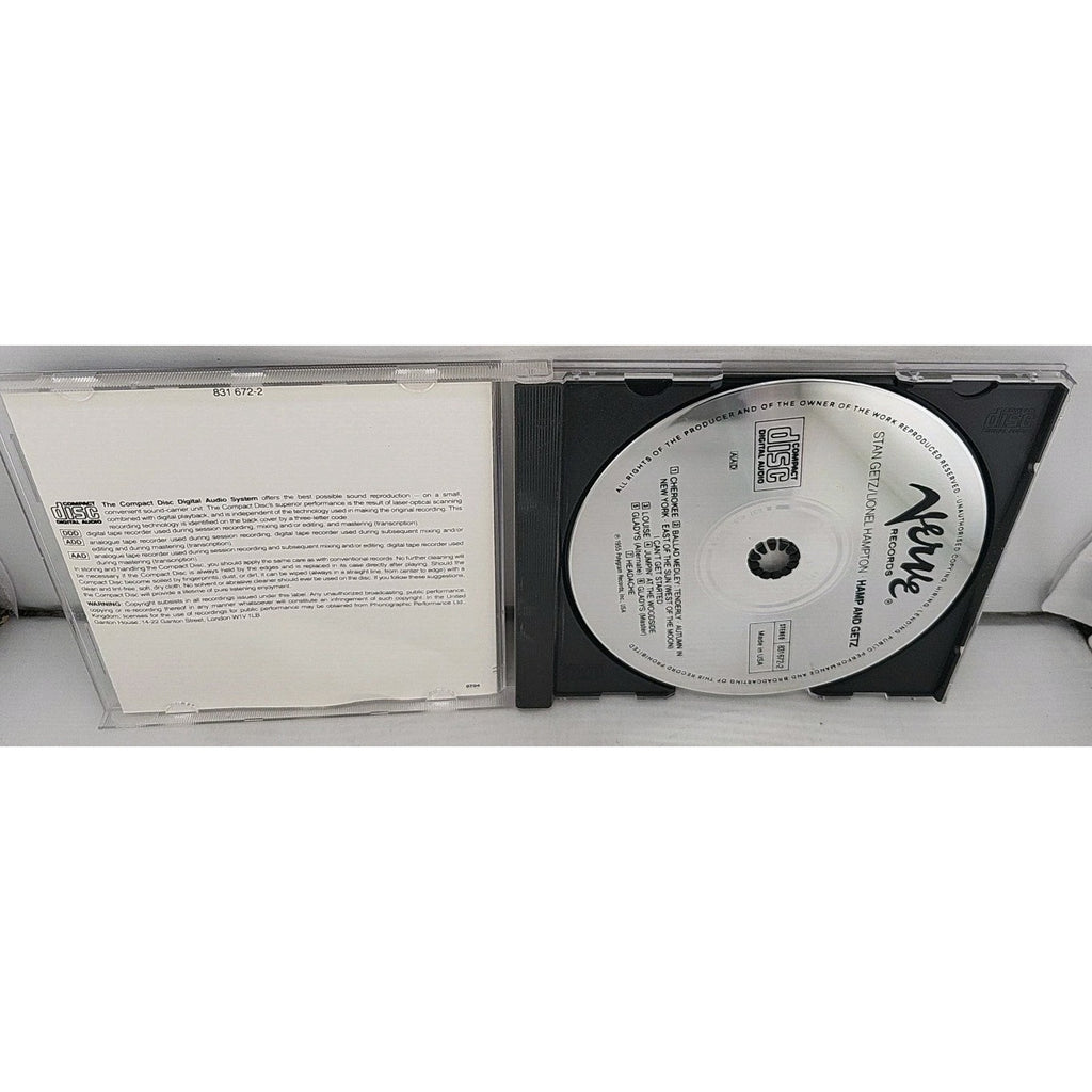 Hampton & Getz by Stan Getz (CD, 1990)