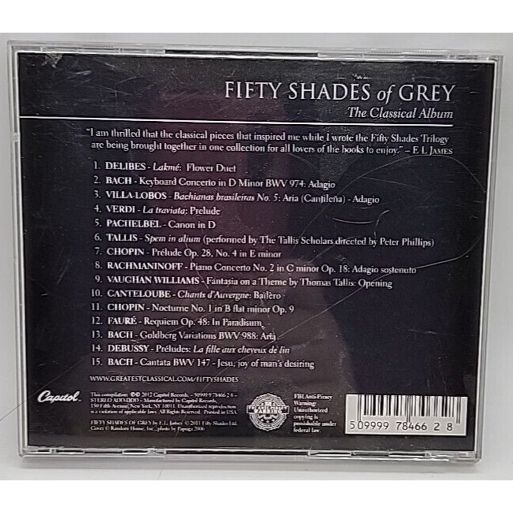 Fifty Shades of Grey: the Classical Album by Various (CD, 2012)