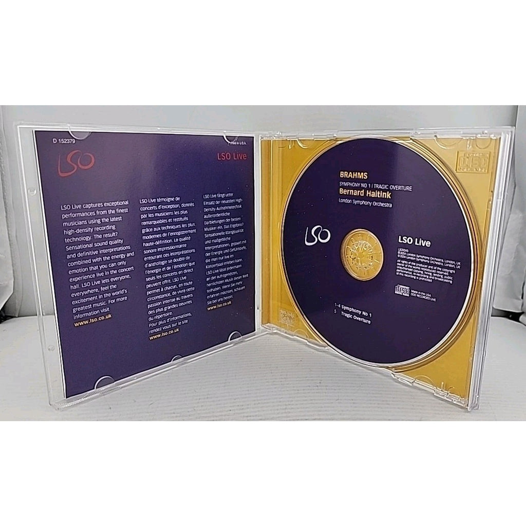 Johannes Brahms Symphony No. 1 (Haitink, Lso) (CD) Album