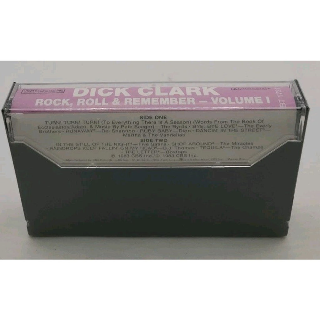 Dick Clark - Rock & Roll Remember VOL # 1 Cassette 1983 *Brand New*
