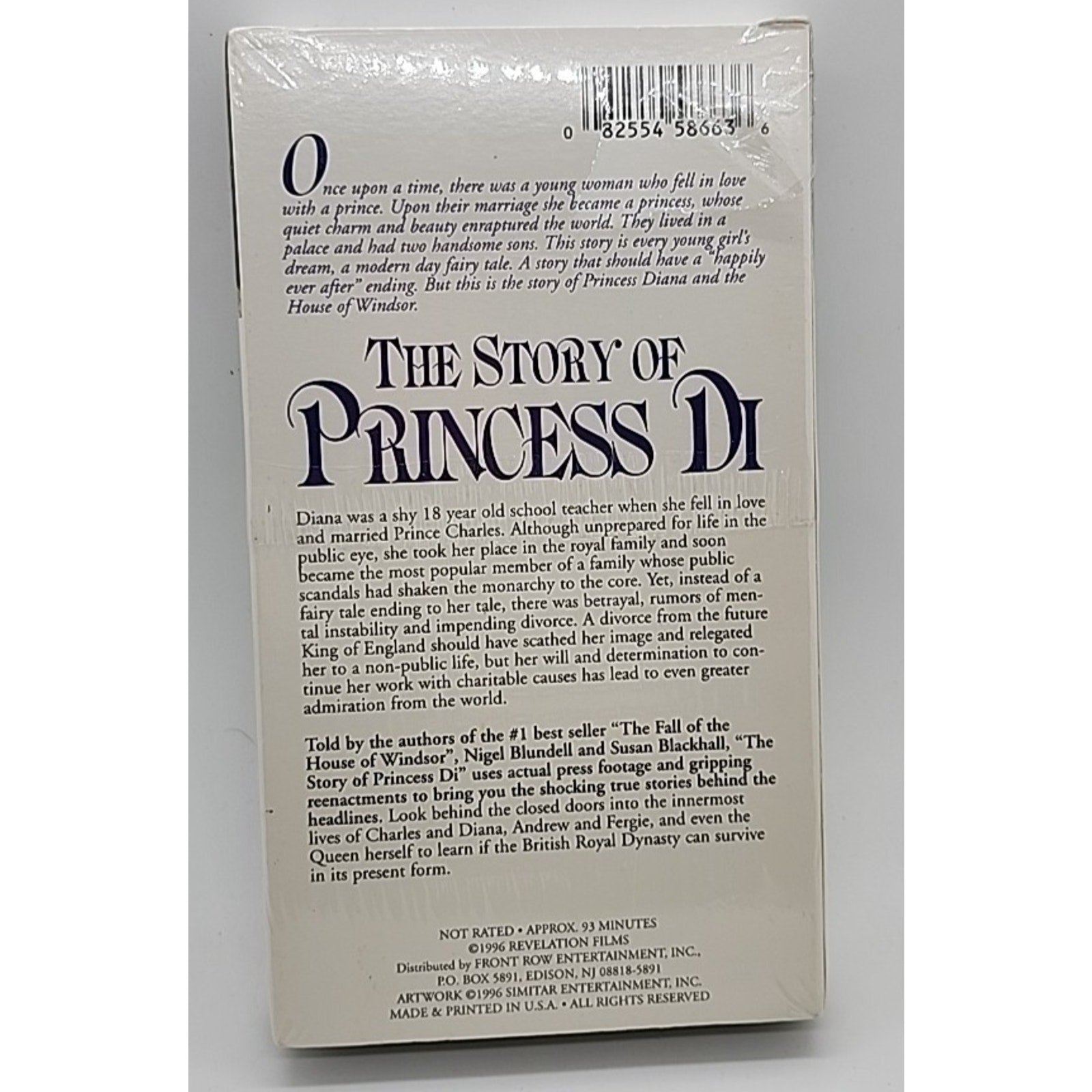 Great Britain History & Biography The Story Of Princess Diana (VHS) *Brand New*