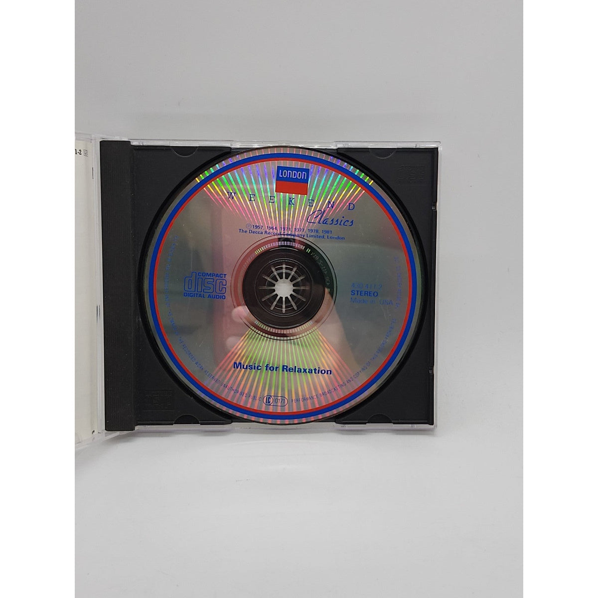 Weekend Classics: Music for Relaxation by Various (CD, 1991)