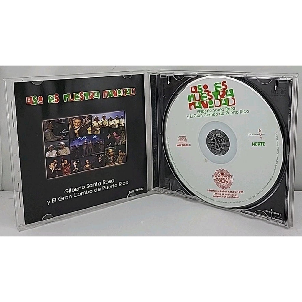 Gilberto Santa Rosa "Asi Es Nuestra Navidad" CD