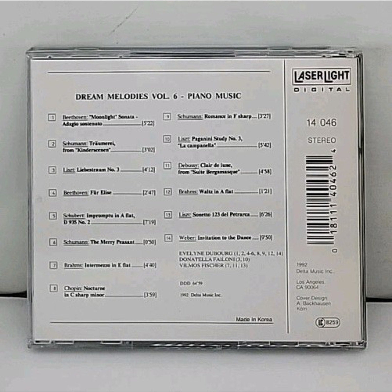 Dream Melodies Vol 6-10 5CD Set Most Beautiful Melodies Of Classical Music