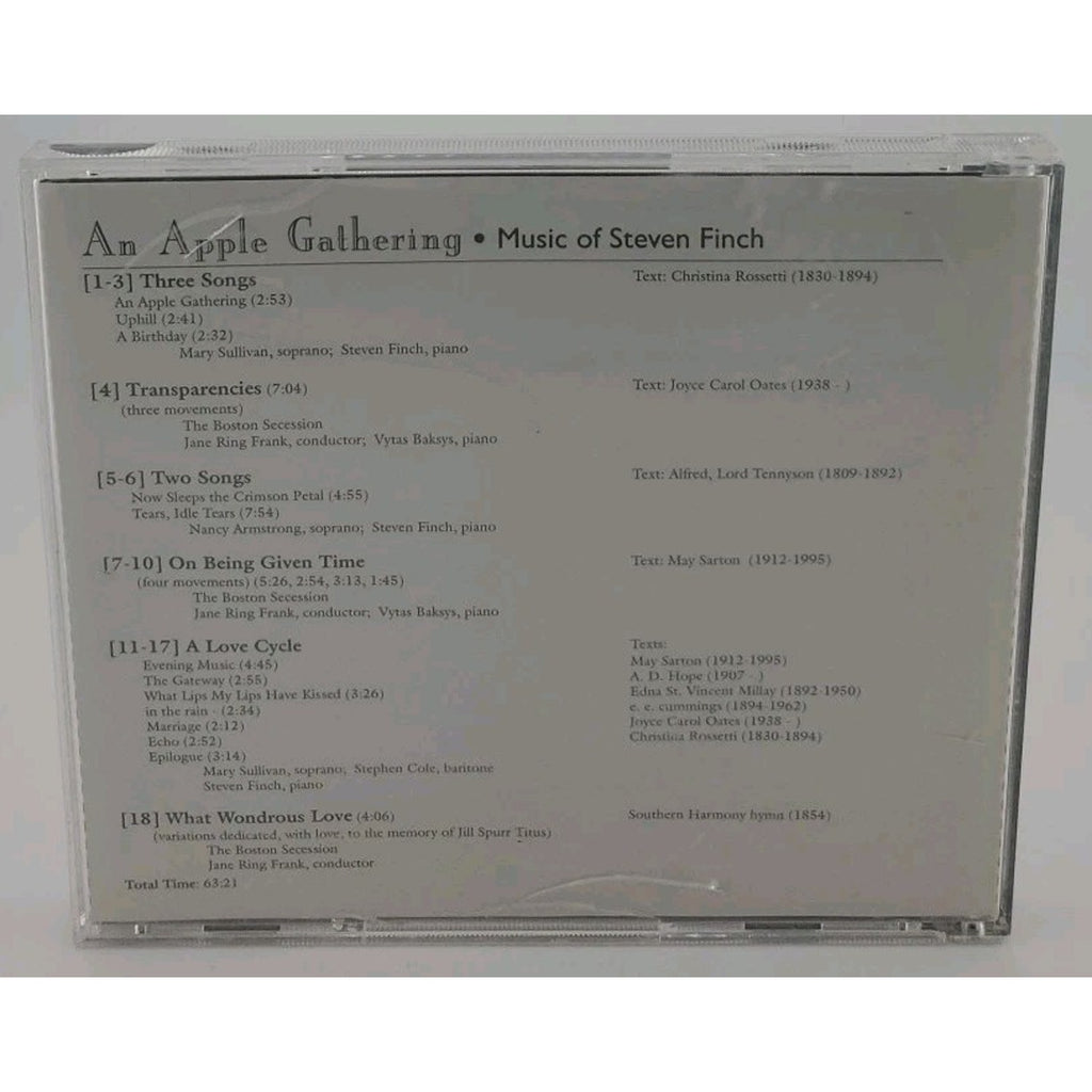 An Apple Gathering Music Of Steve Finch CD