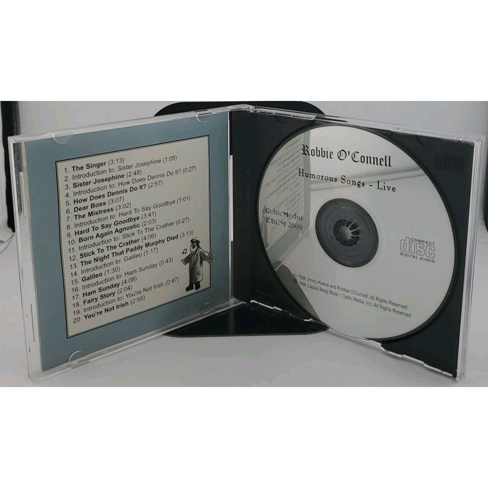 Humorous Songs: Live by Robbie O'Connell (CD, 2008)