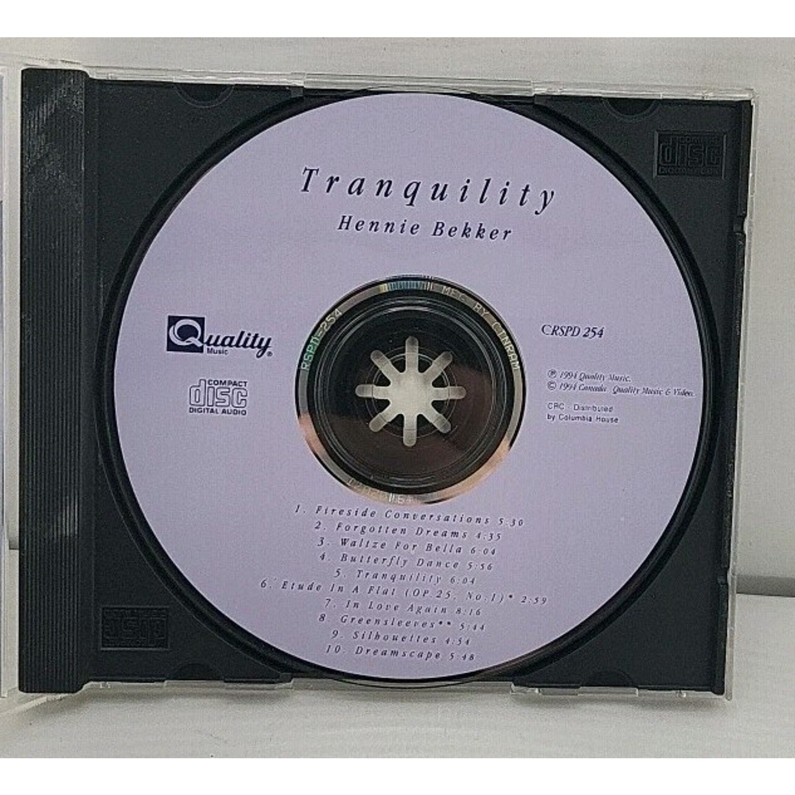 Tranquility by Hennie Bekker (CD)