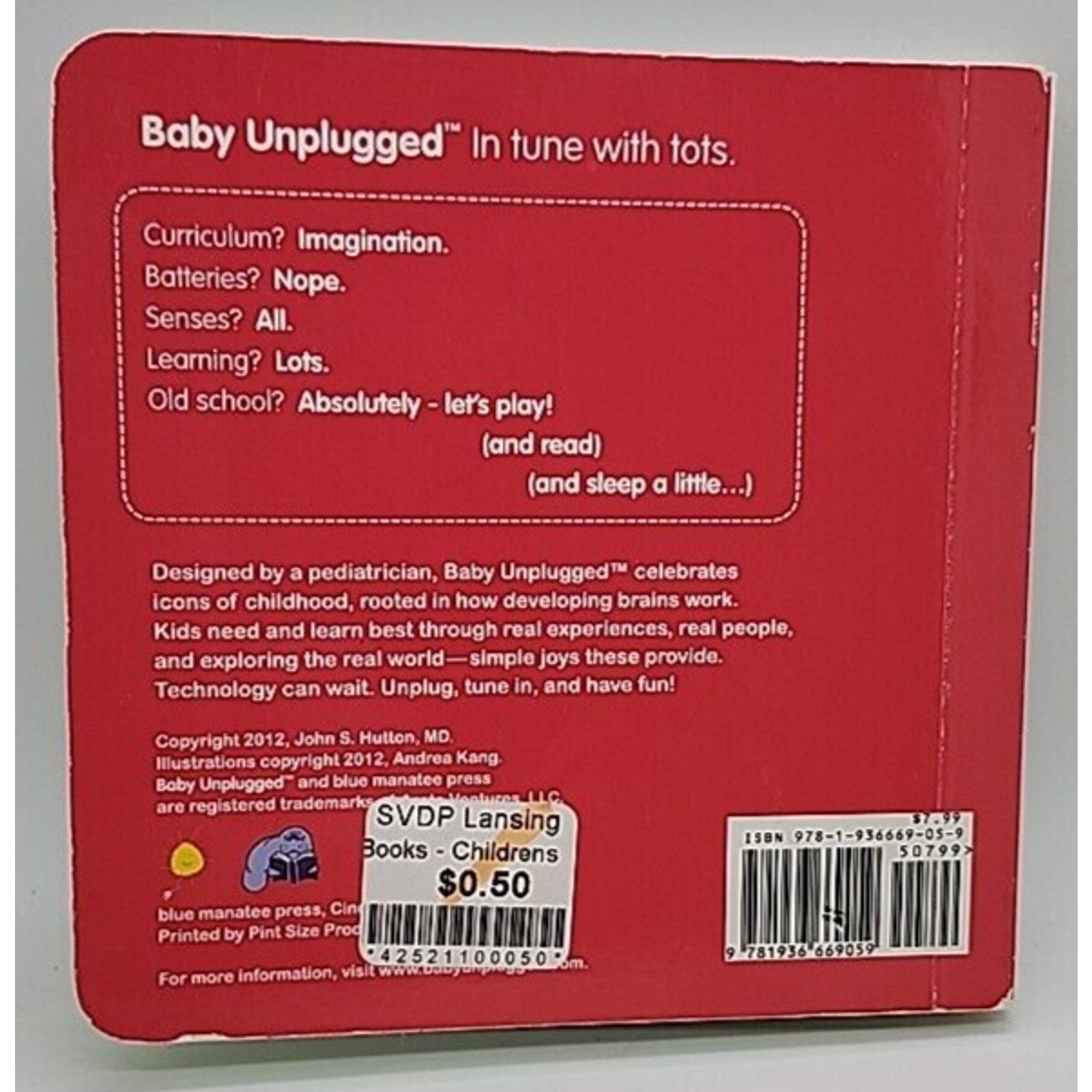 Ball (Baby Unplugged) - Board book By Hutton, Dr. John
