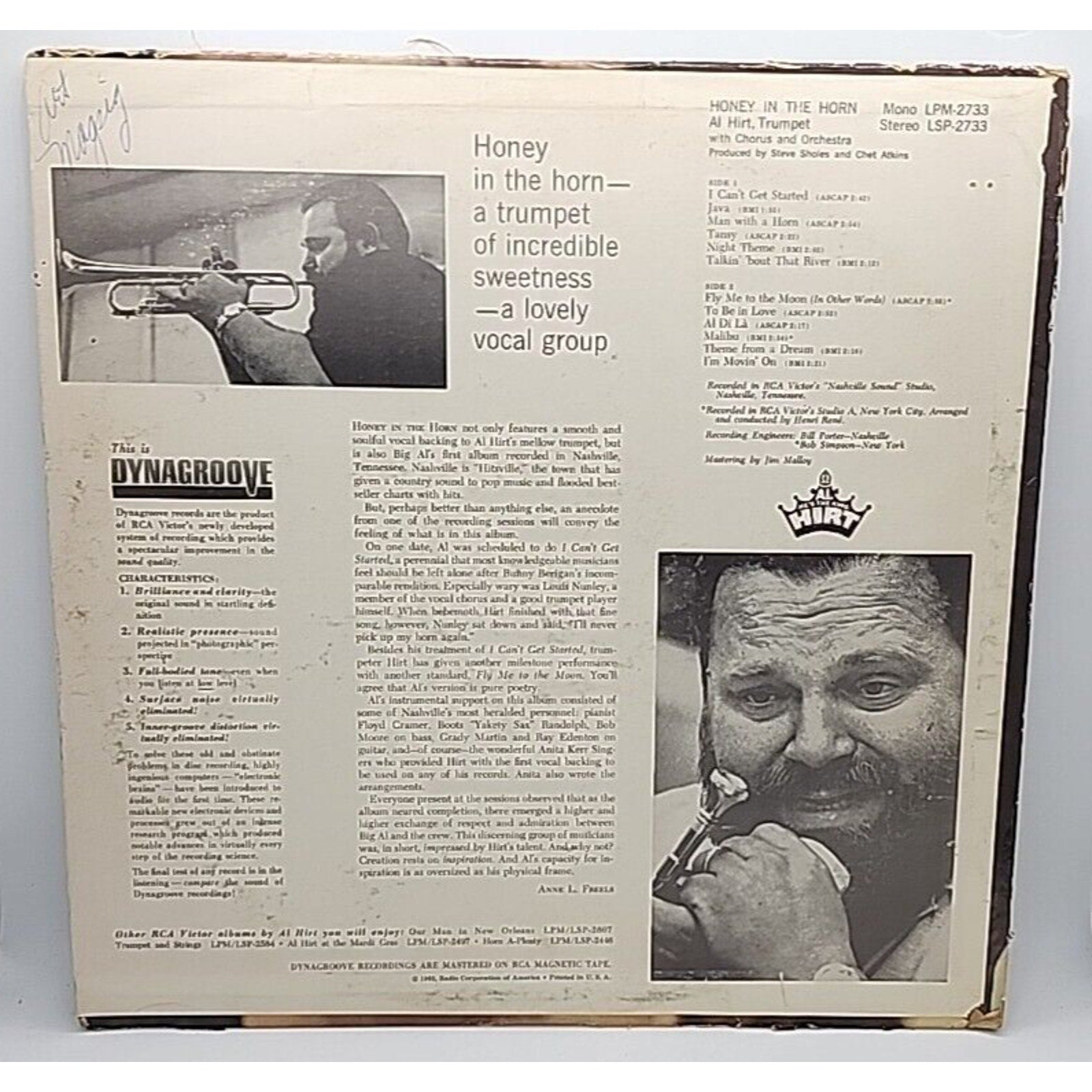 Al Hirt Honey In The Horn (Record)