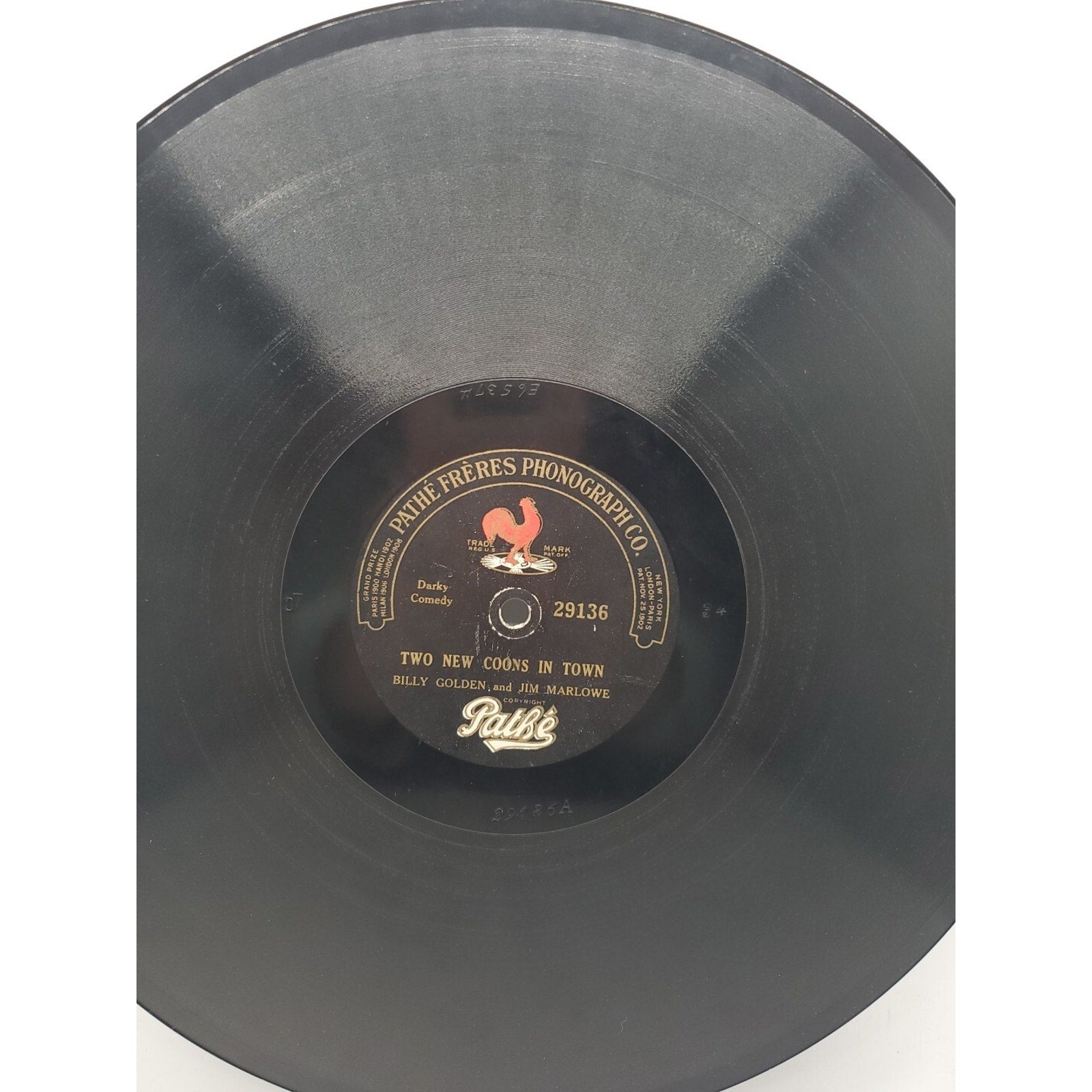 Billy Golden And Jim Marlowe By, By, Ma' Honey/ Two New Coons In Town (Record)