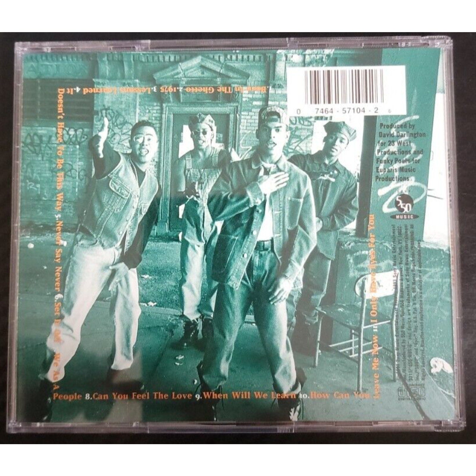 Funky Poets True To Life (CD, 1993, 550 Music)