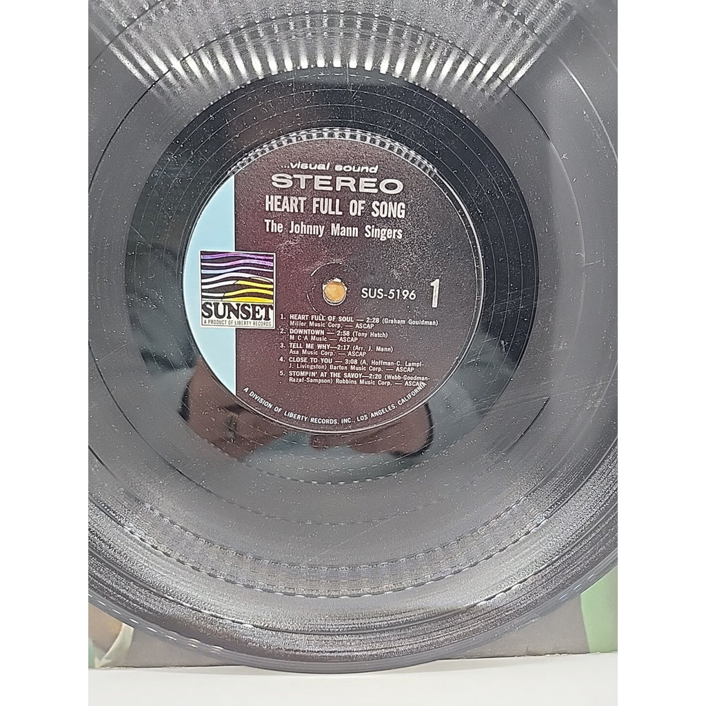 The Johnny Mann Singers ‎– Heart Full Of Song (Record)