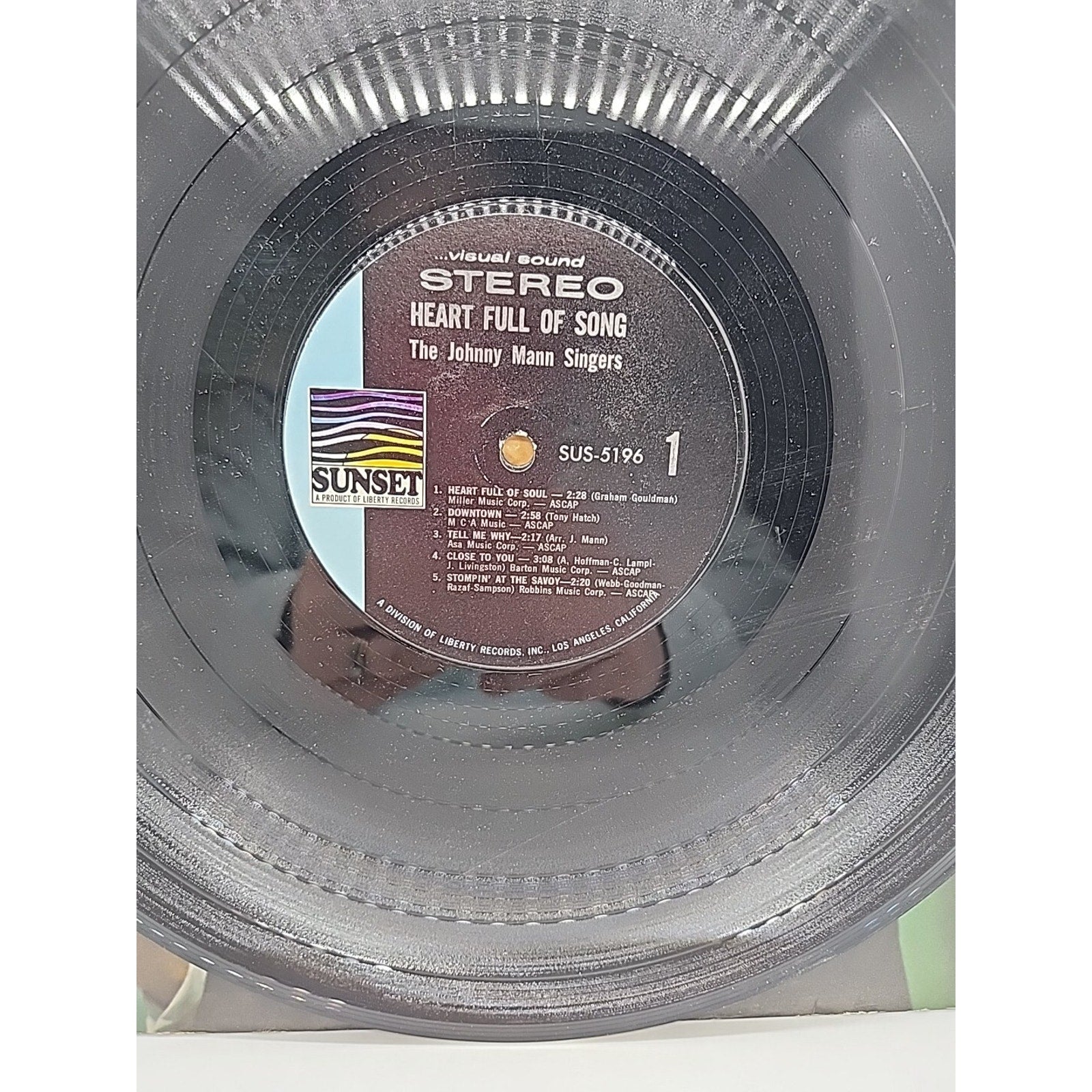 The Johnny Mann Singers ‎– Heart Full Of Song (Record)