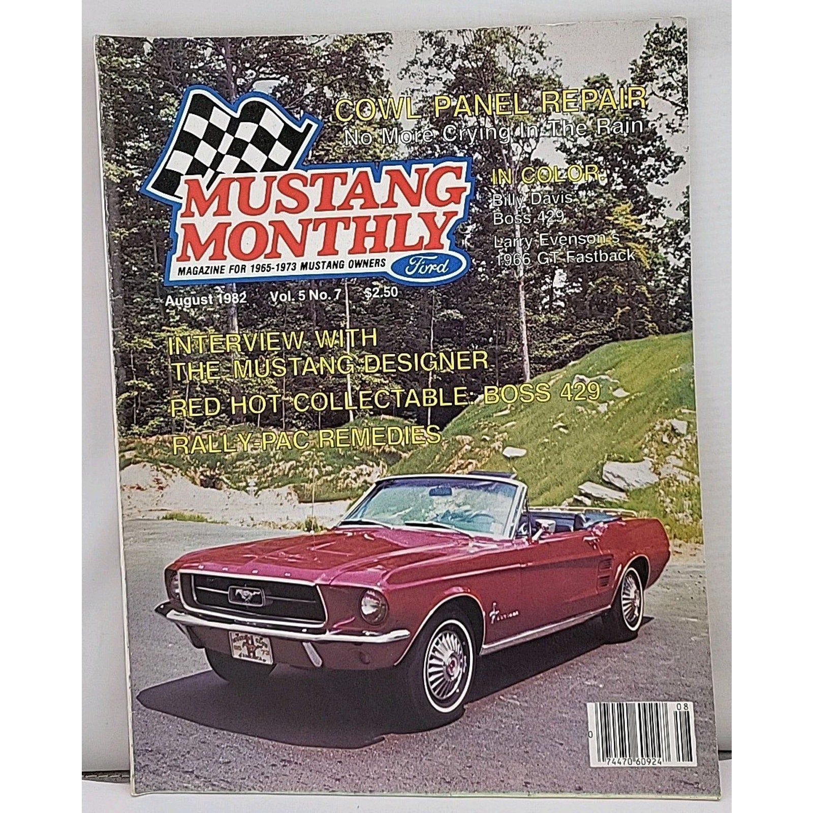 Mustang Monthly Magazine - August 1982 - Vol. 5 No. 7