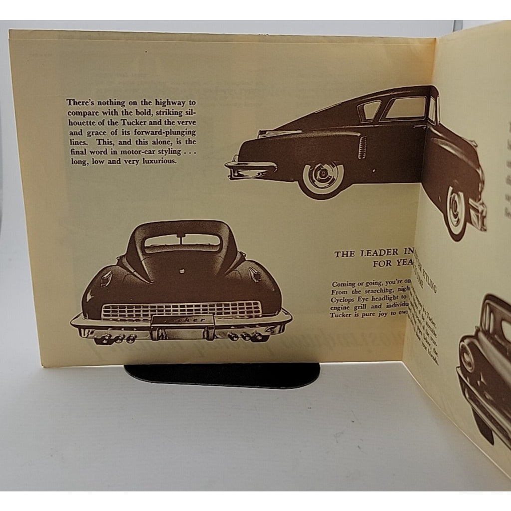 The Tucker Motor Car Sales Brochure Tucker '48