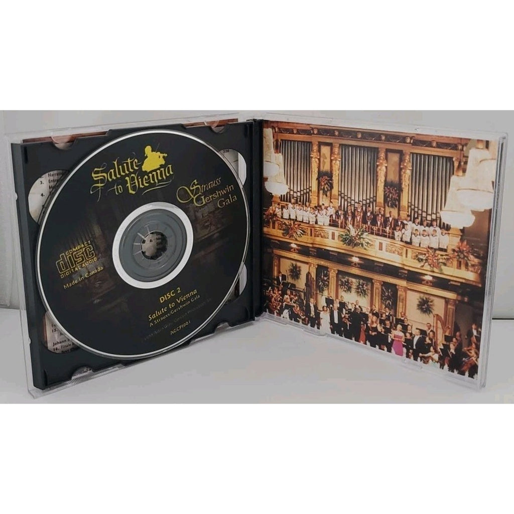 Strauss Gershwin Gala CD Classical Salute to Vienna 30 Song 2 Disc Live Album