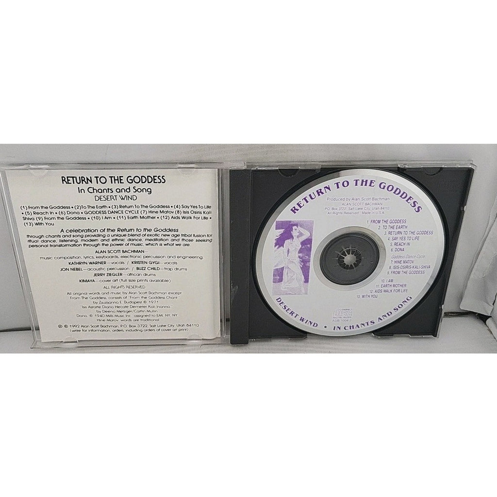 Return To The Goddess - In Chants And Song - Desert Wind CD