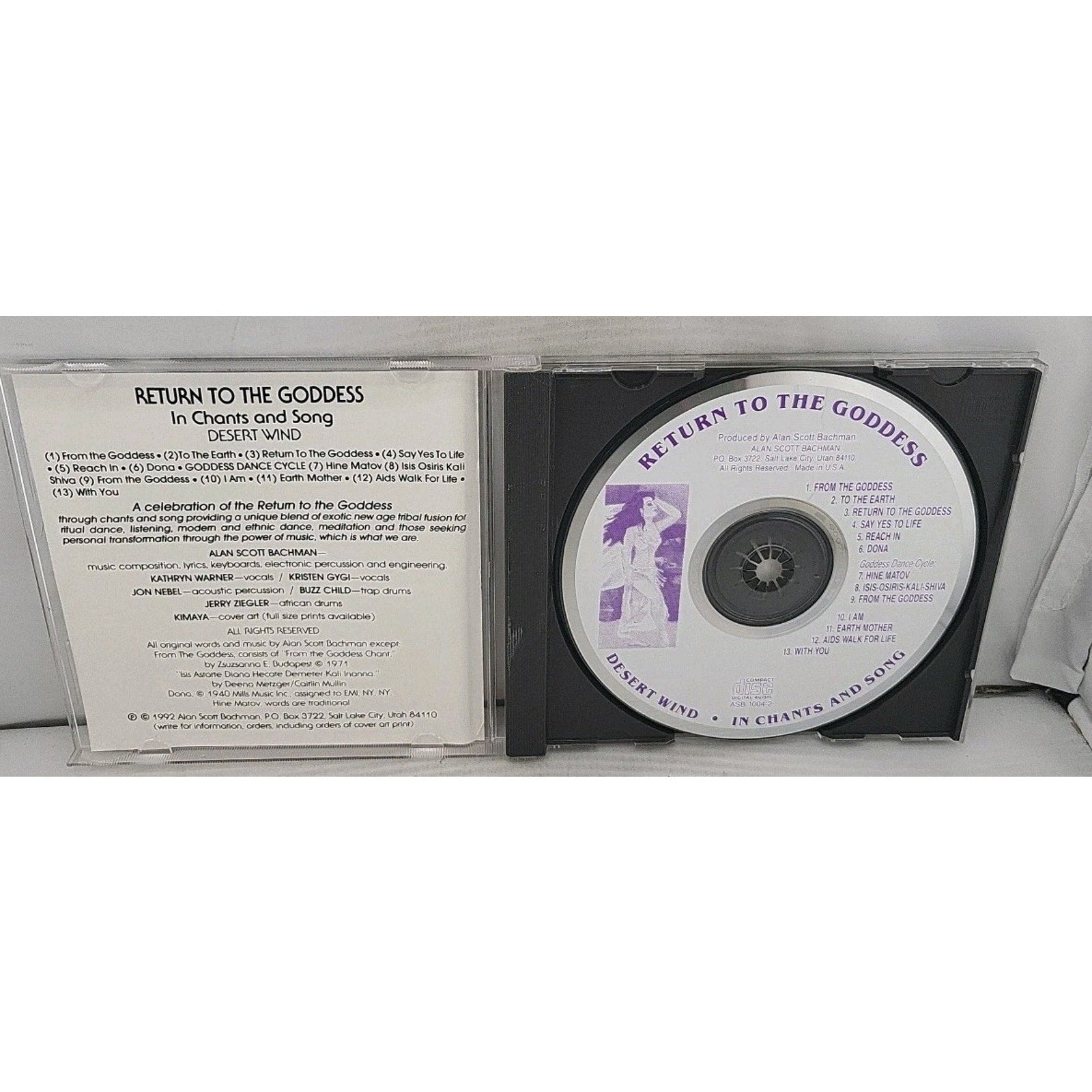 Return To The Goddess - In Chants And Song - Desert Wind CD
