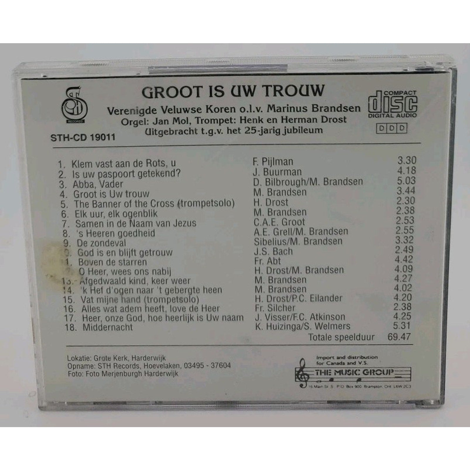 Groot Is Uw Trouw (CD)