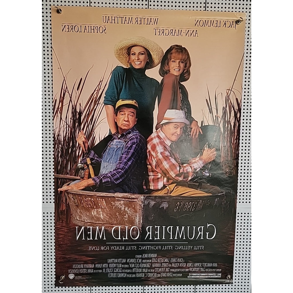 Grumpier Old Men 2005 Double-Sided Movie Poster 27x40 Mattau, Lemmon