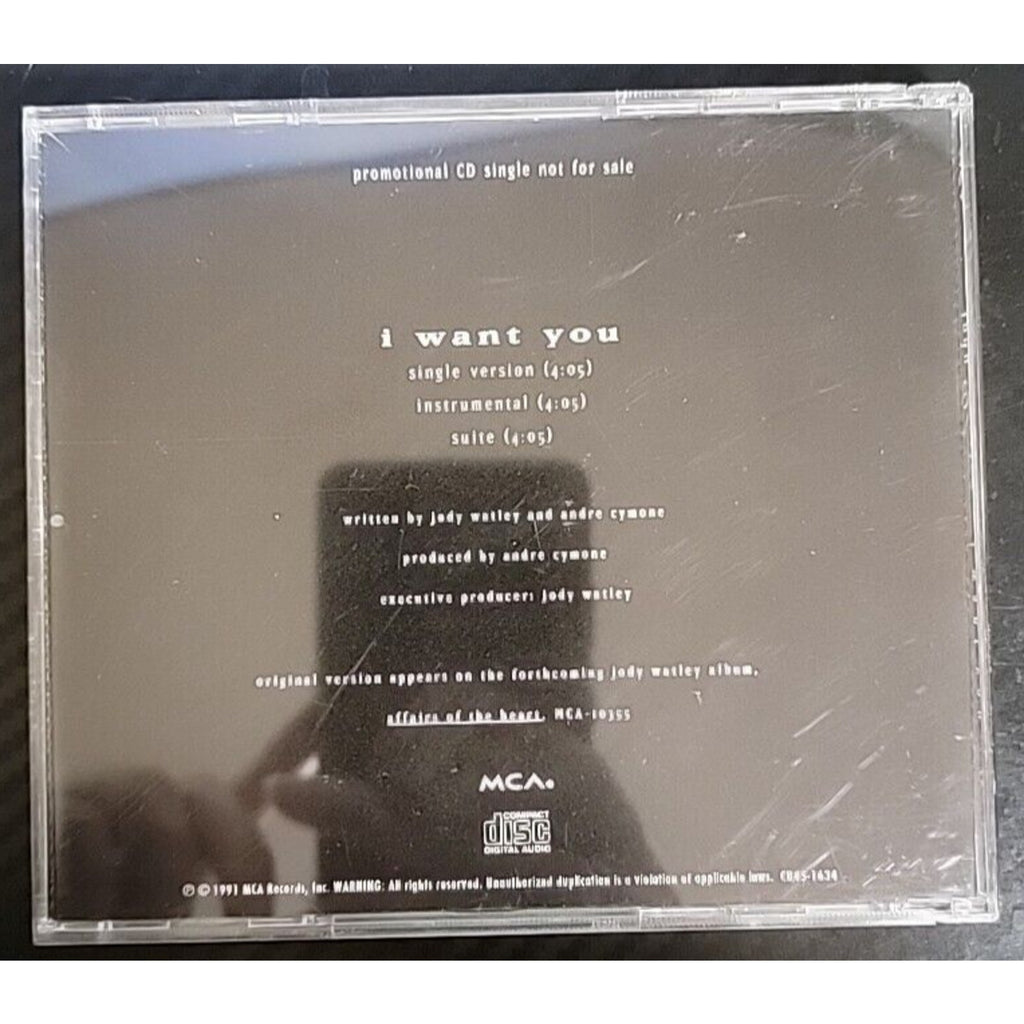 Johy Watley I Want You Single (CD)