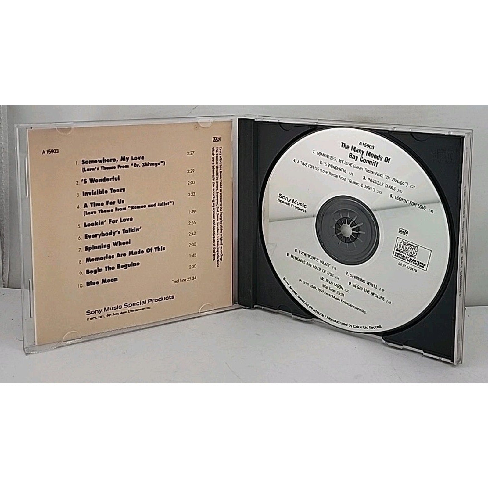 The Many Moods of Ray Conniff by Ray Conniff (CD, Dec-1995, Sony Music...