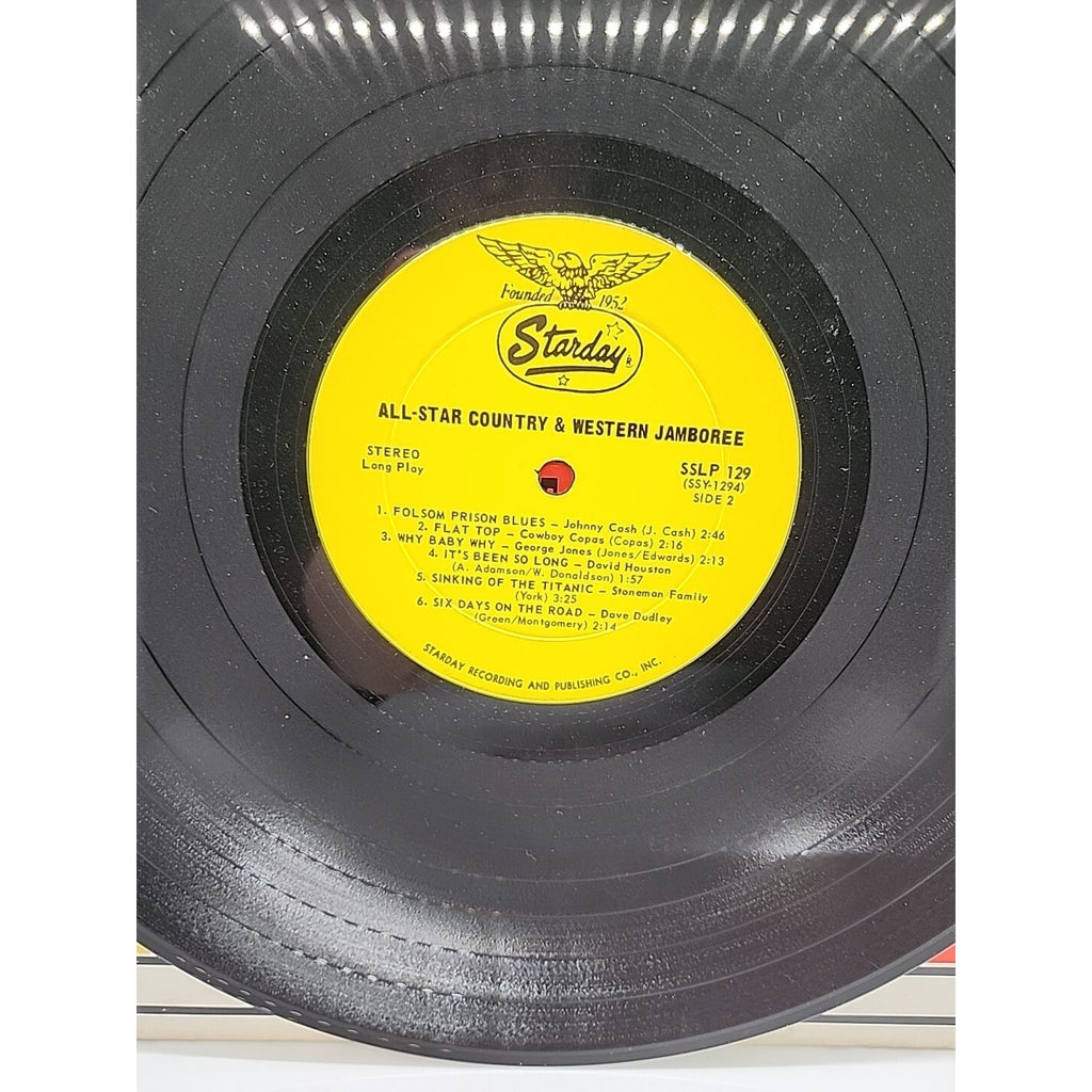 All Star Country & Western Jamboree 2LP Starday SYS 7001 (Record)