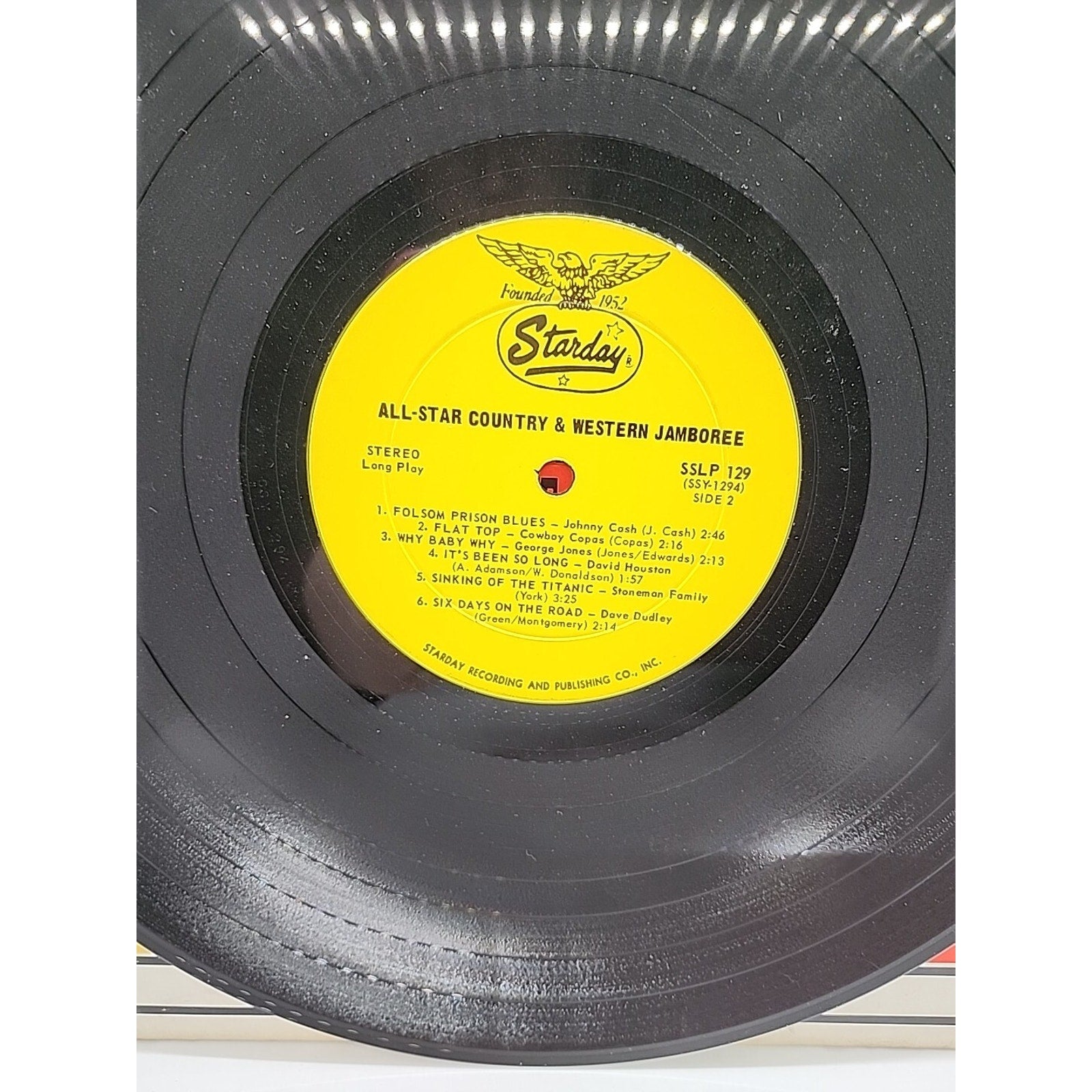 All Star Country & Western Jamboree 2LP Starday SYS 7001 (Record)