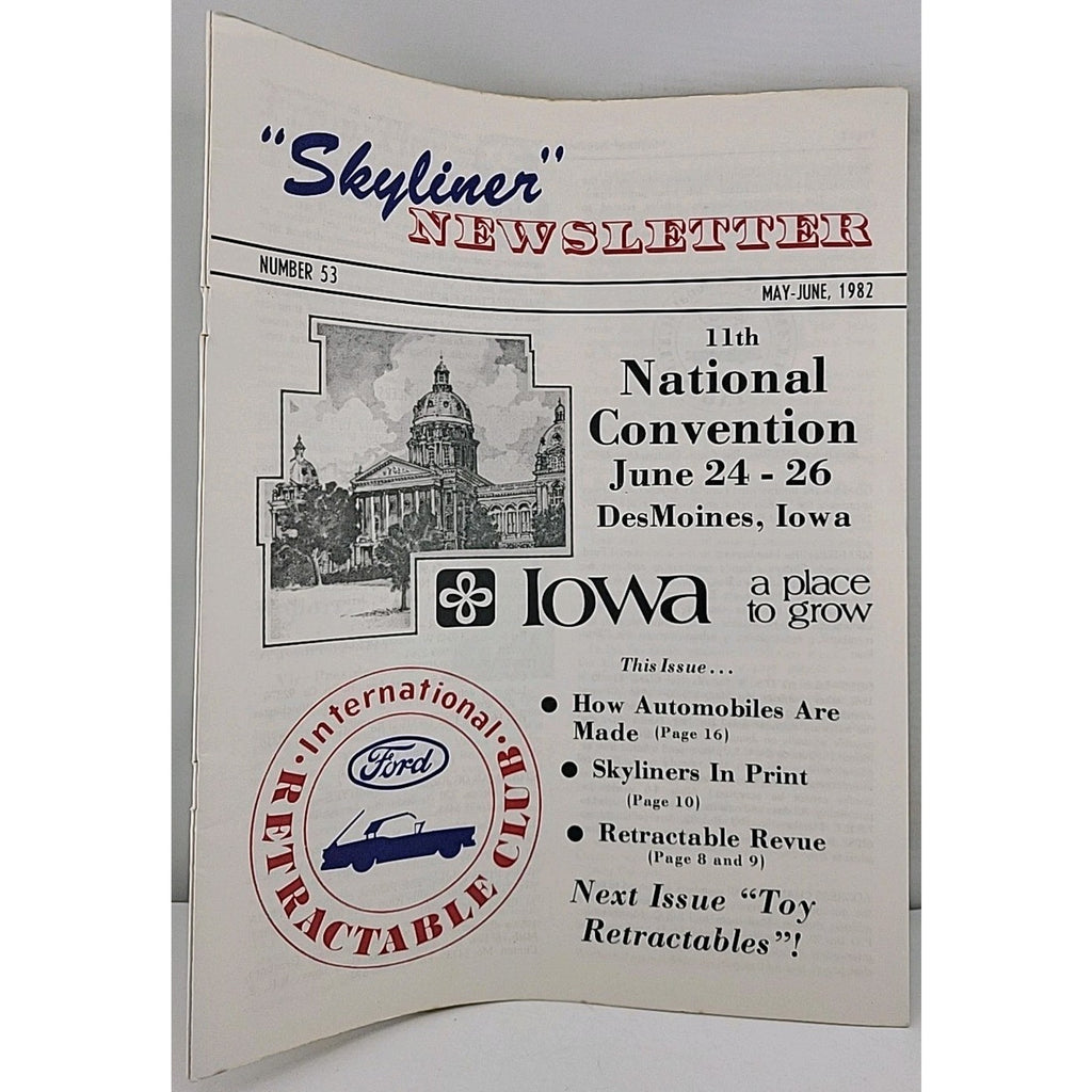 Skyliner Newsletter - Number 53 May-June 1982
