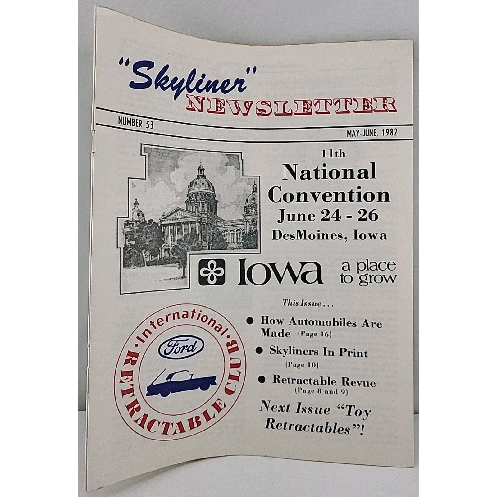 Skyliner Newsletter - Number 53 May-June 1982