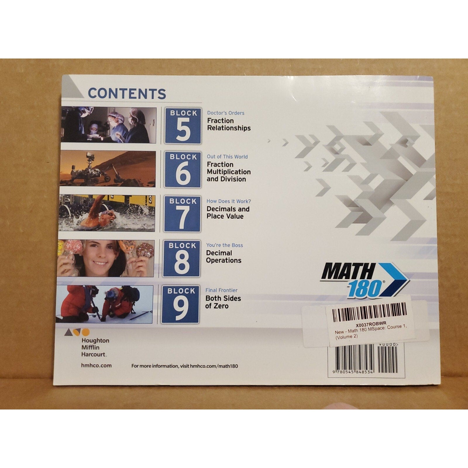 Math 180 mSpace Course I Volume 2 2014 Paperback 9780545848534