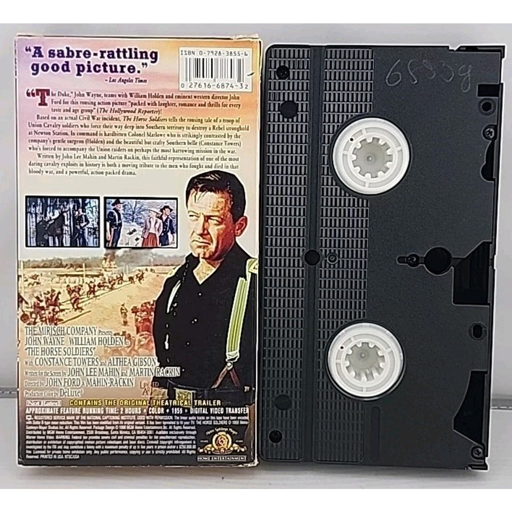 The Horse Soldiers (VHS, 1998, Western Legends)