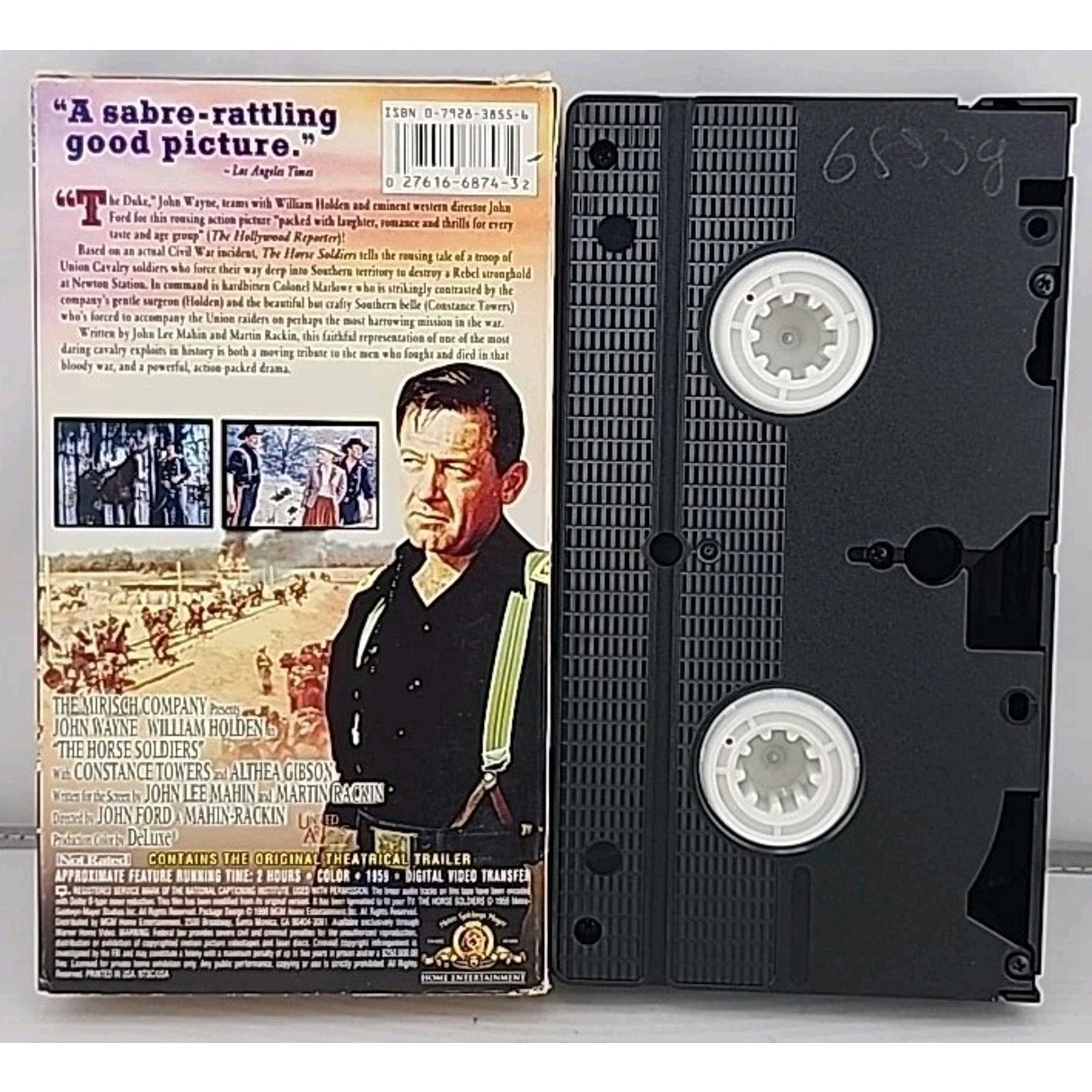 The Horse Soldiers (VHS, 1998, Western Legends)