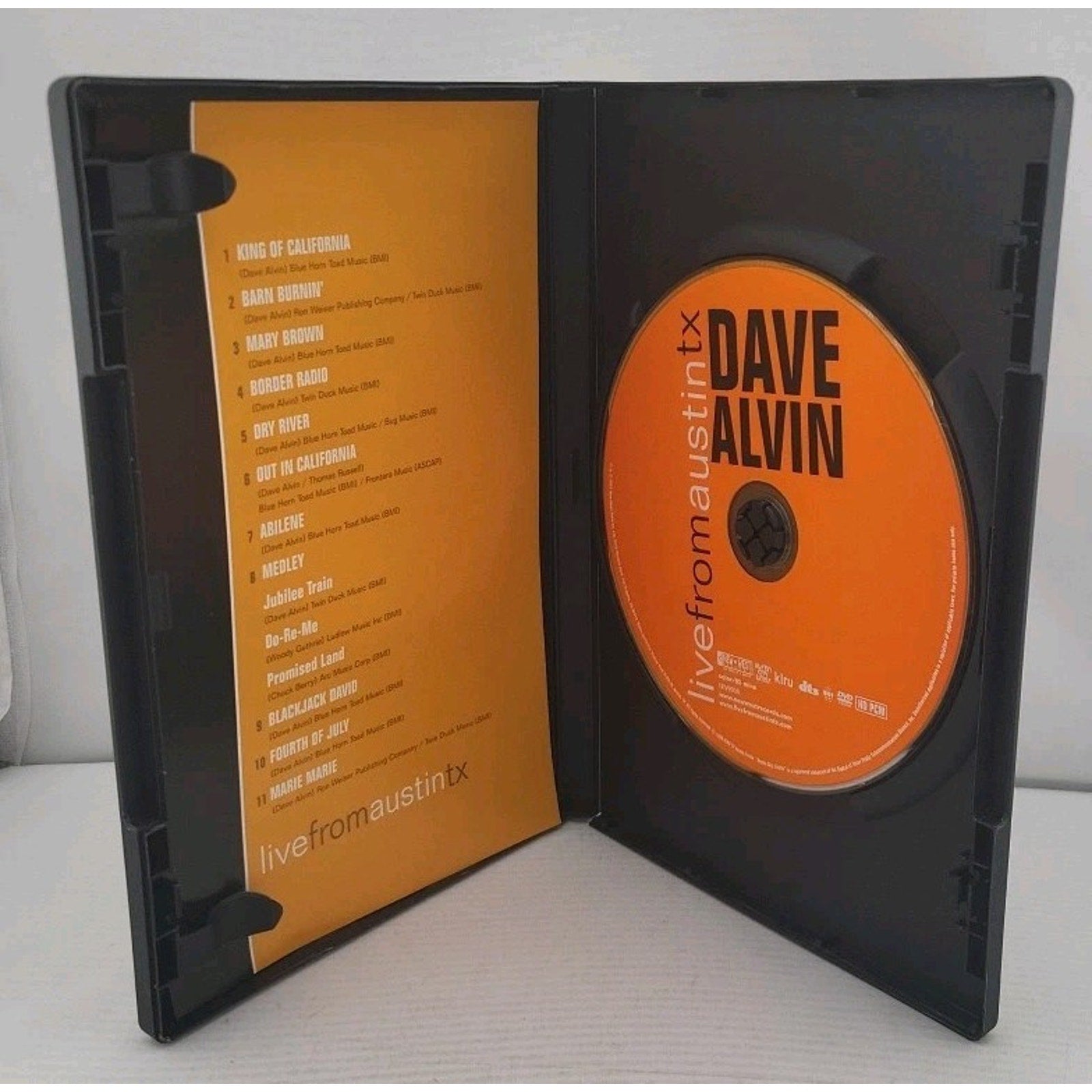 Dave Alvin: Live from Austin, Tx: Austin City Limits (DVD, 1999)