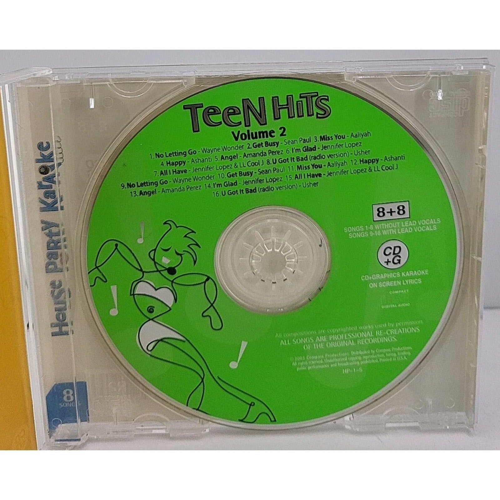 House Party Karaoke Teen Hits Volume 2 Audio CD