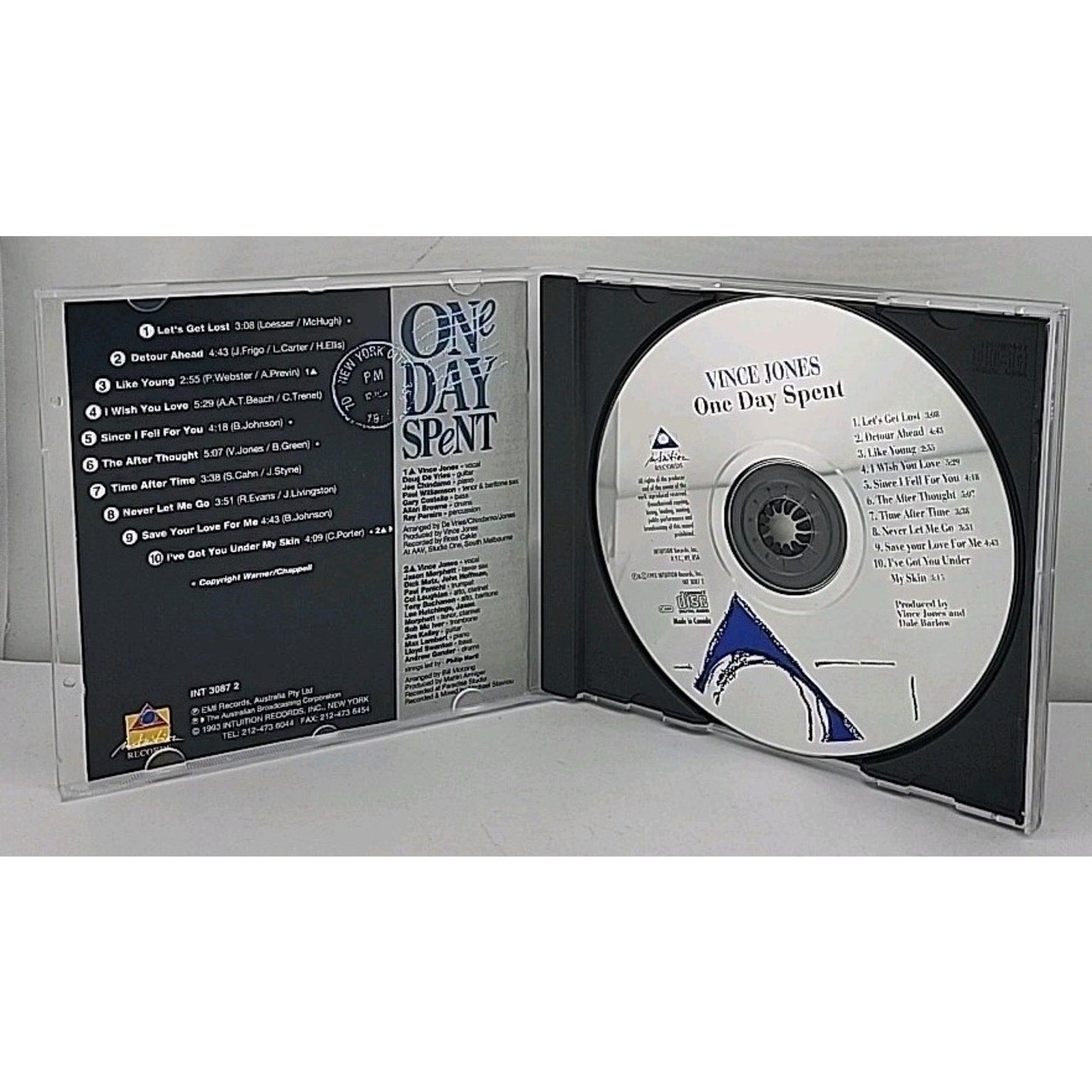 One Day Spent by Vince Jones (CD, 2000)