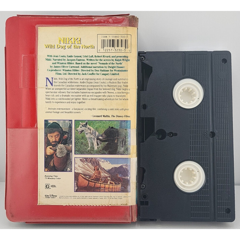Nikki - Wild Dog of the North (VHS, 1997)