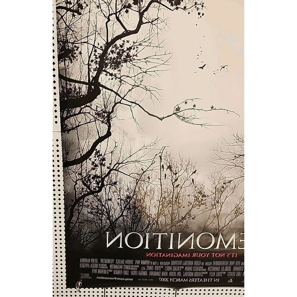 2007 Premonition Original One Sheet Rolled Double Sided Movie Poster 27X40