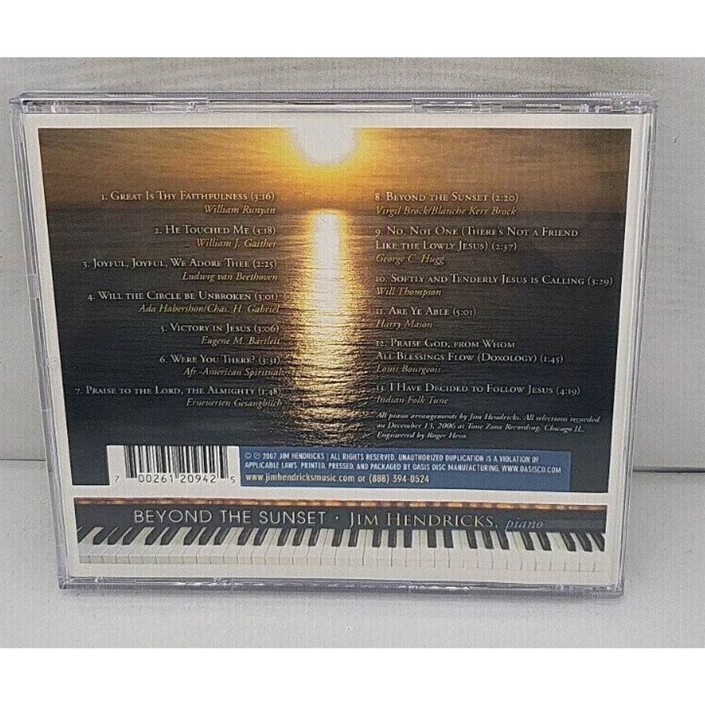 Beyond the Sunset by Jim Hendricks (CD, 2009)