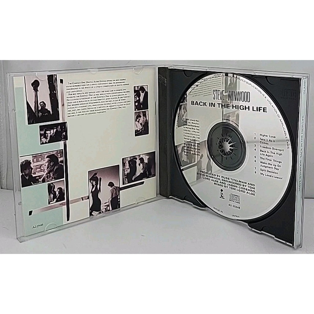 Back in the High Life by Winwood, Steve (CD, 1990)