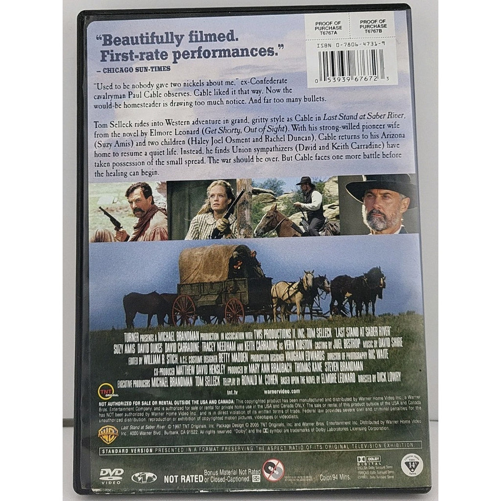 Last Stand at Saber River (DVD, 1997)