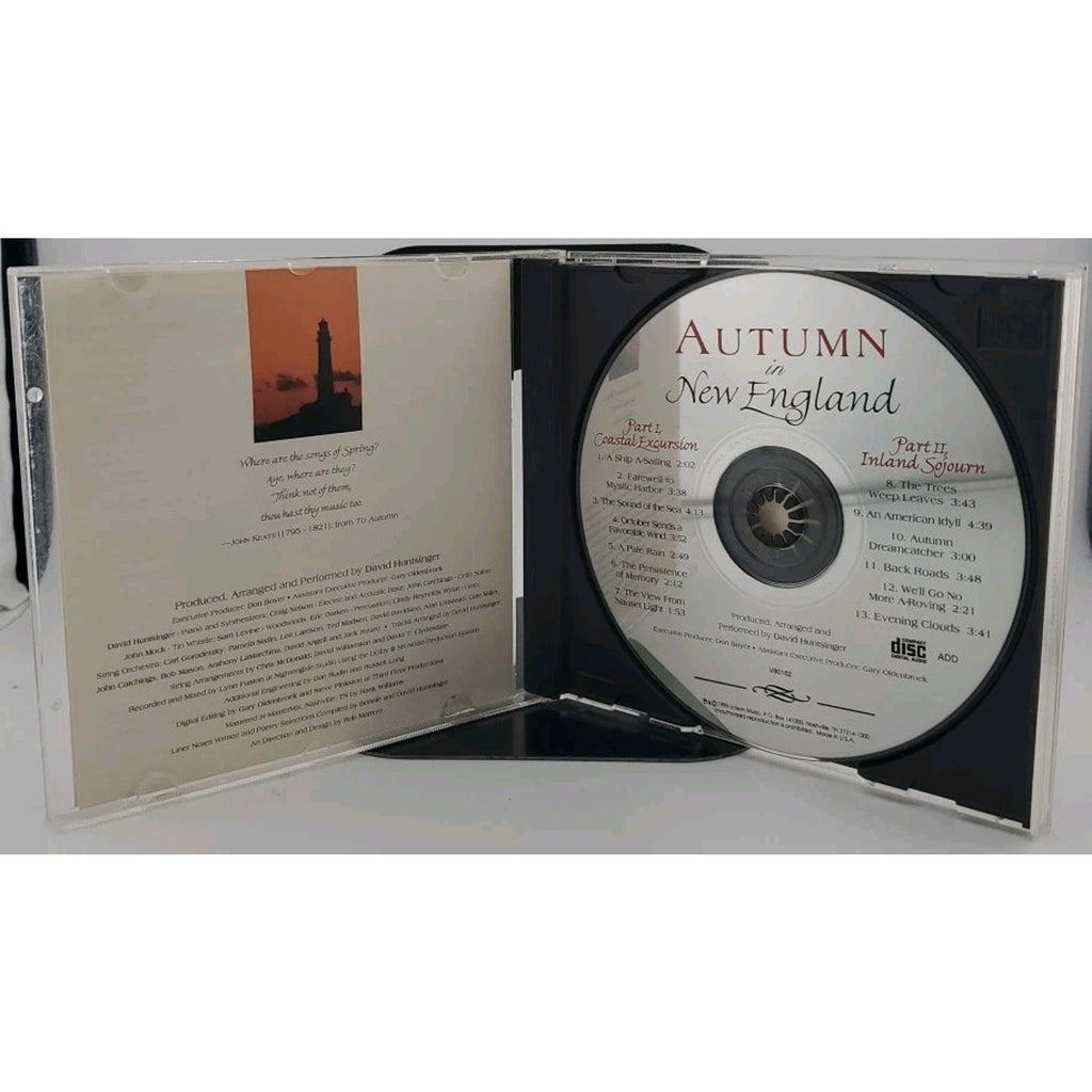 Autumn In New England Volume 1 Music CD, 13 Great Tracks, 1995 Unison Music
