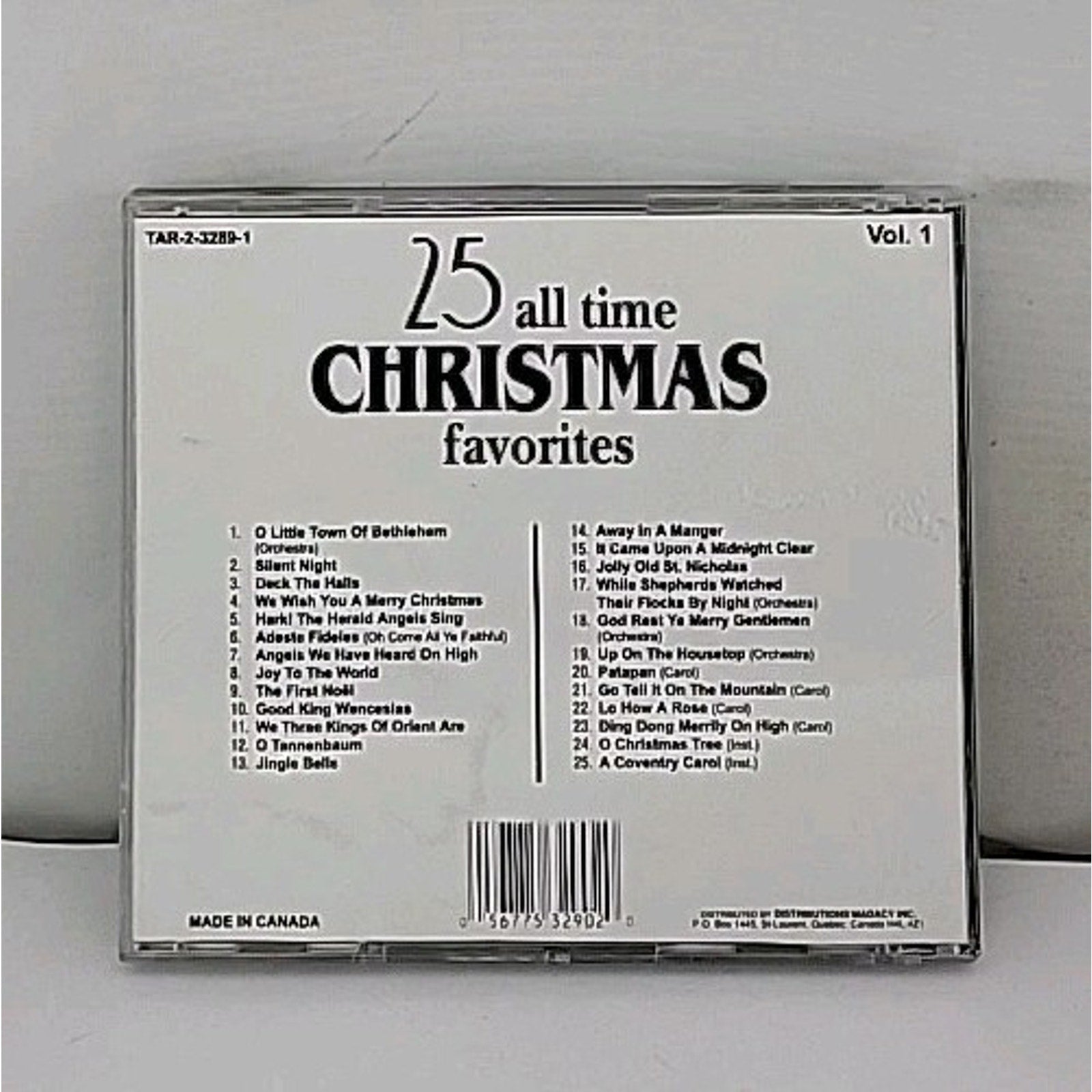 25 All Time Christmas Favorites - Audio CD By Starlite Pop Orchestra