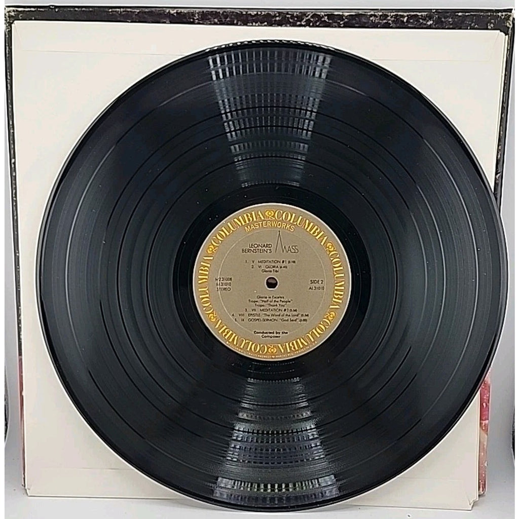 Leonard Bernstein Mass Columbia Masterworks M2 31008 Vinyl 2x LP Box Set