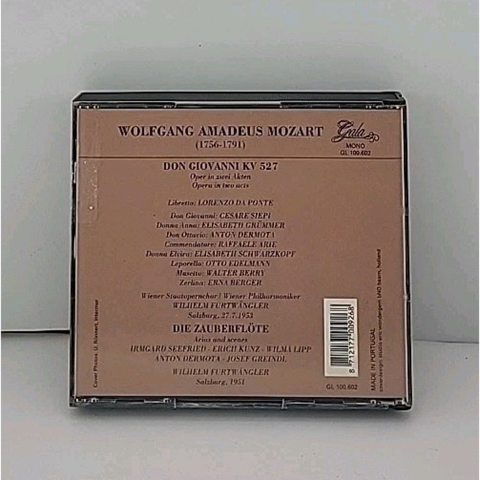 Don Giovanni by W.A. Mozart (CD, 2010)