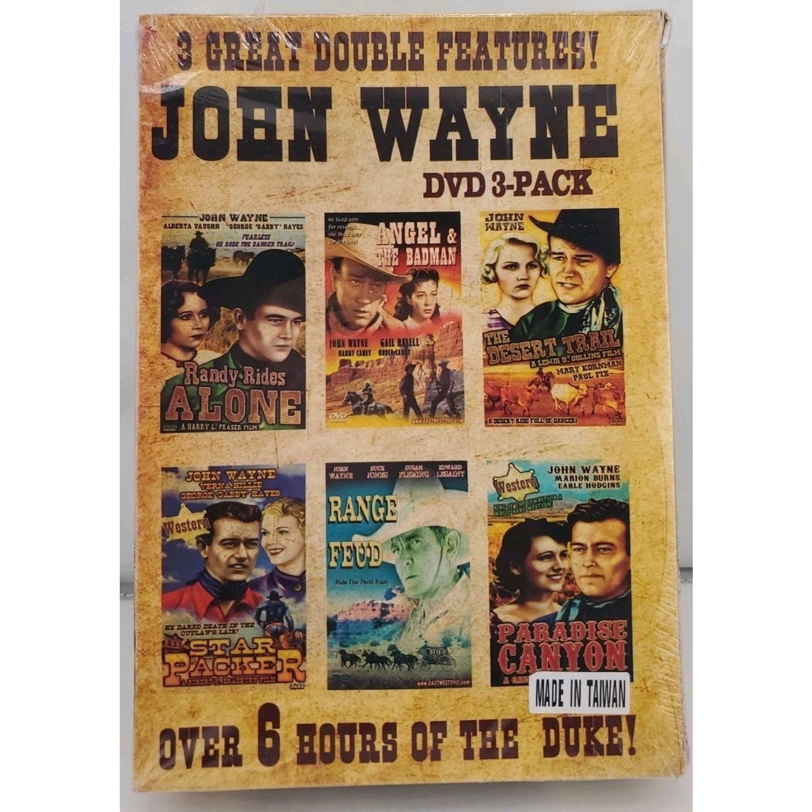 John Wayne 3-Pack (DVD) *Brand New*