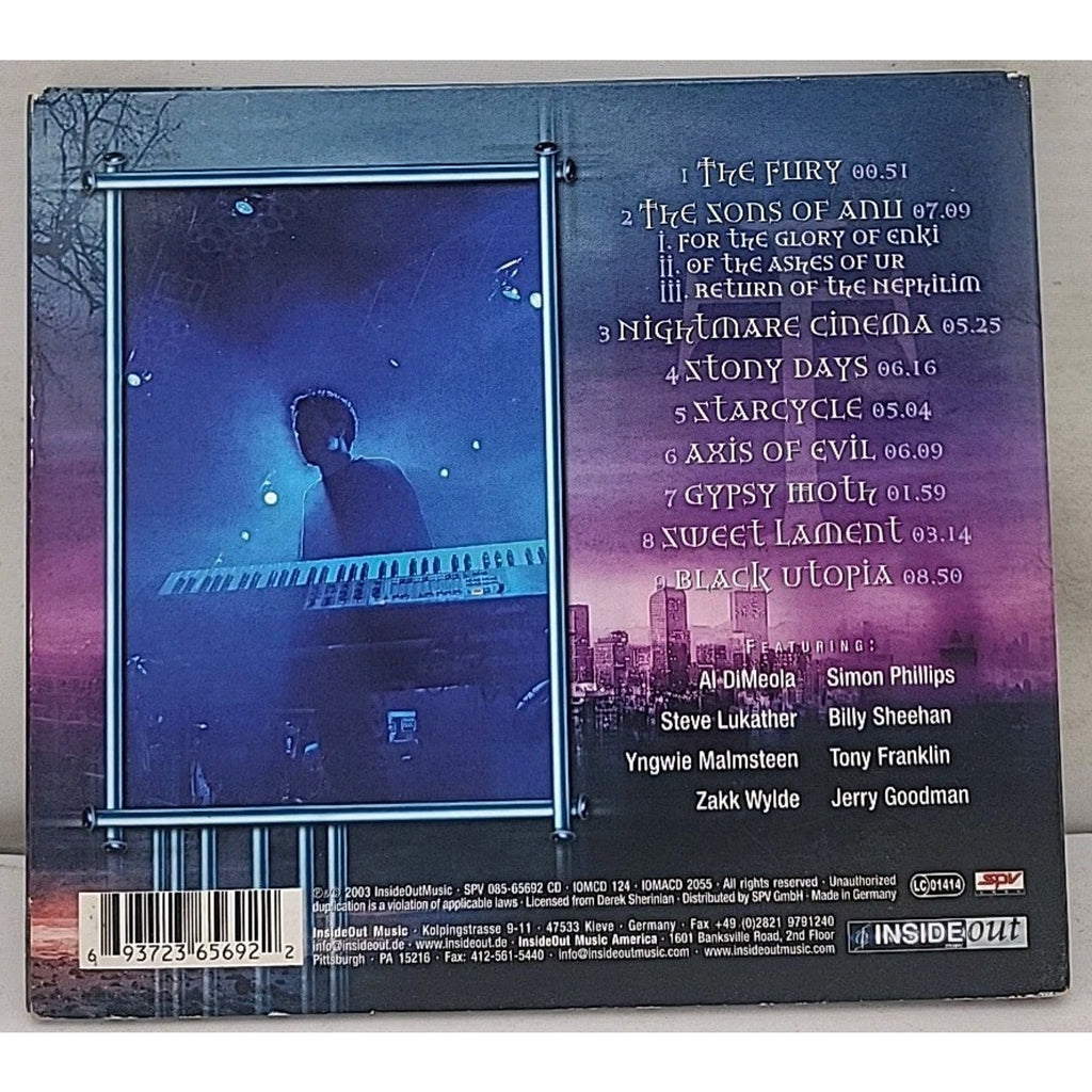 Black Utopia by Derek Sherinian (CD, 2003)
