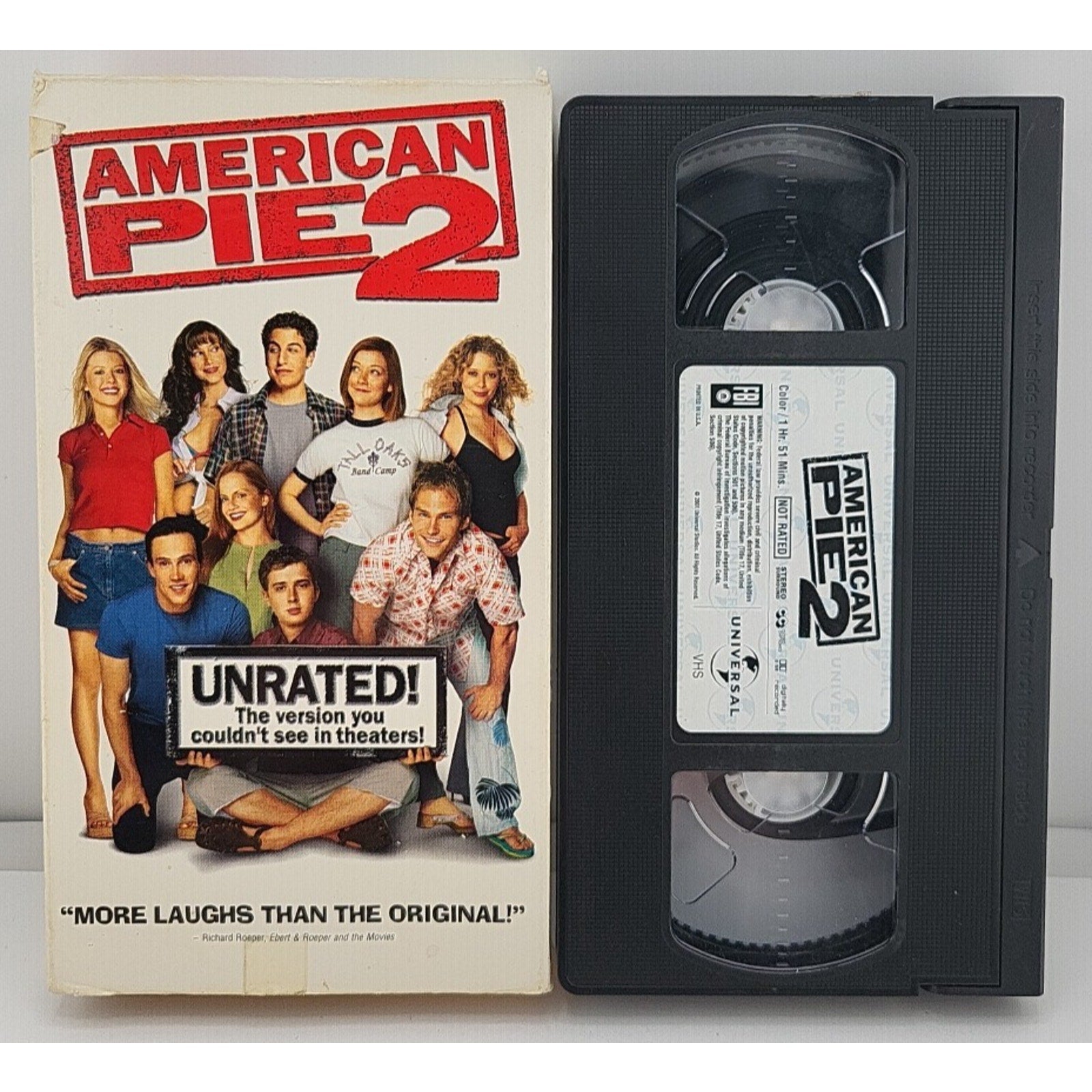 American Pie 2 (VHS, 2002, Unrated Version)