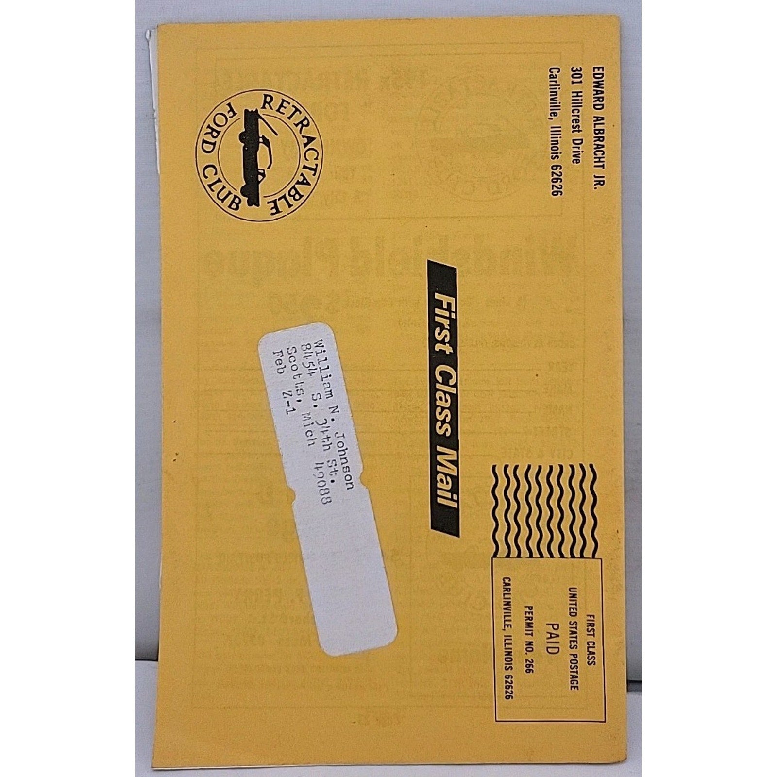 The Skyliner Newsletter - Retractable Ford Club #29 - May-June 1978